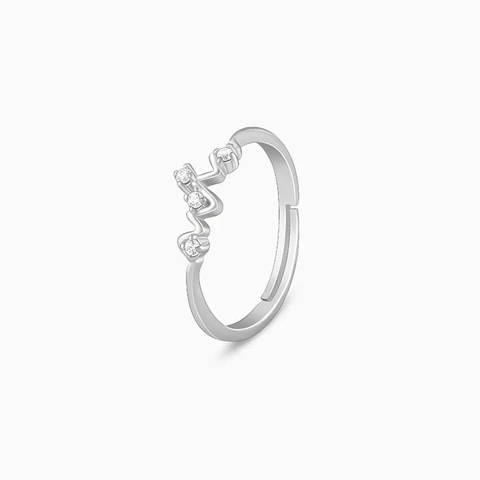 Silver Heartpulse Ring Giva
