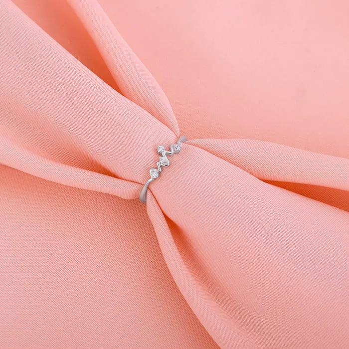 Silver Heartpulse Ring Giva