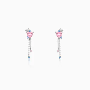 Silver Hearts Dangler Earrings Giva