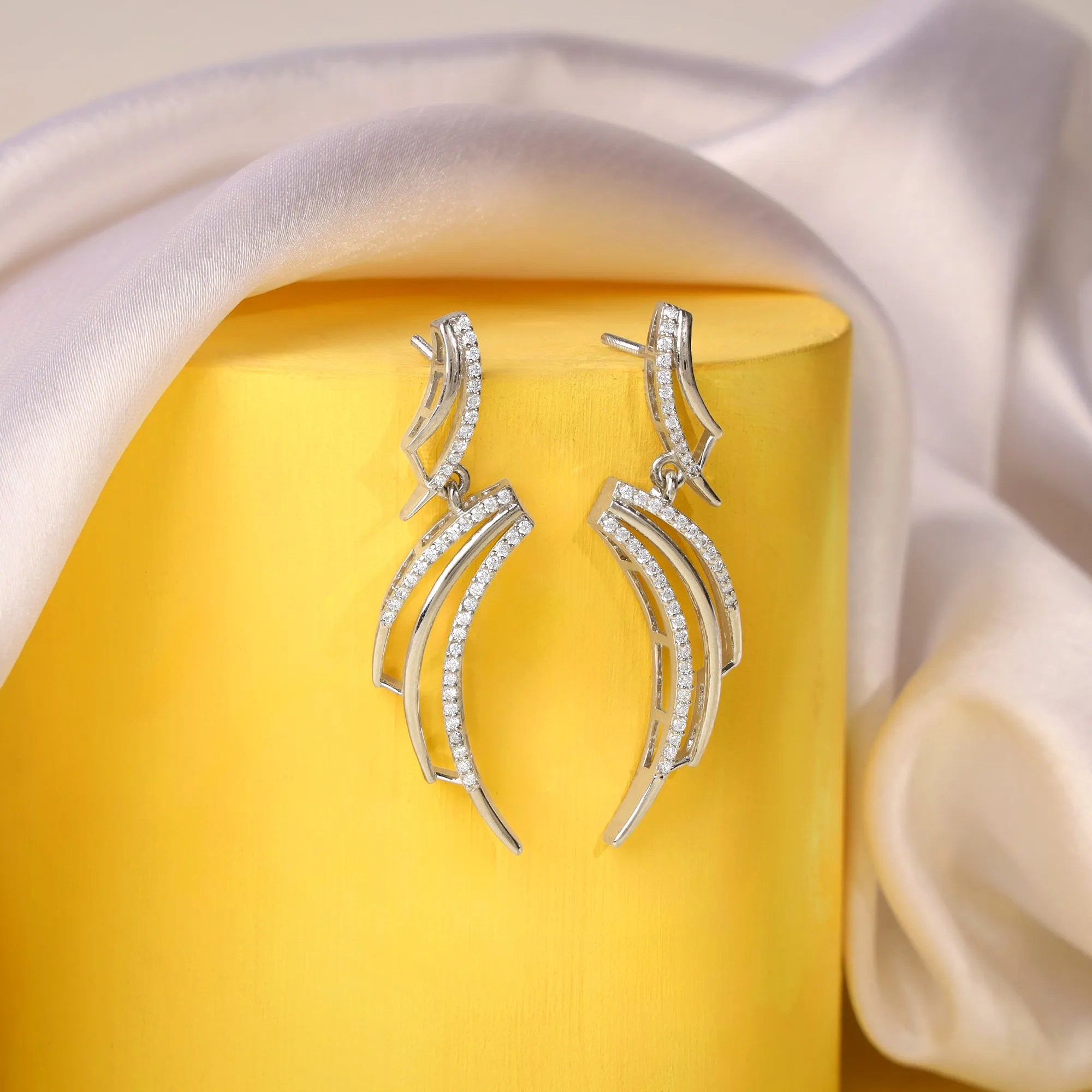 Silver Heavenly Astrid Earrings Giva