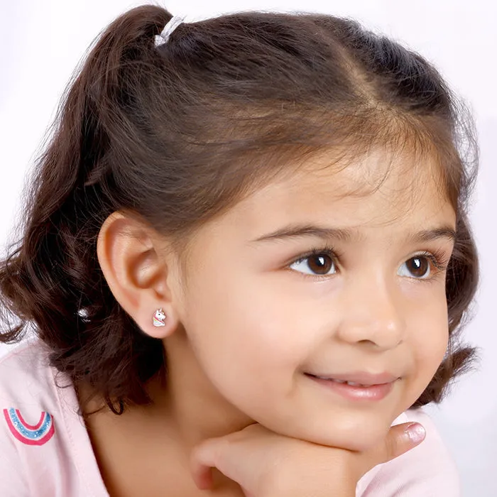 Silver Honey Blossom Kids Earrings (4-12 yrs) Giva