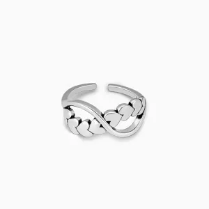 Silver Infinite Love Ring Giva