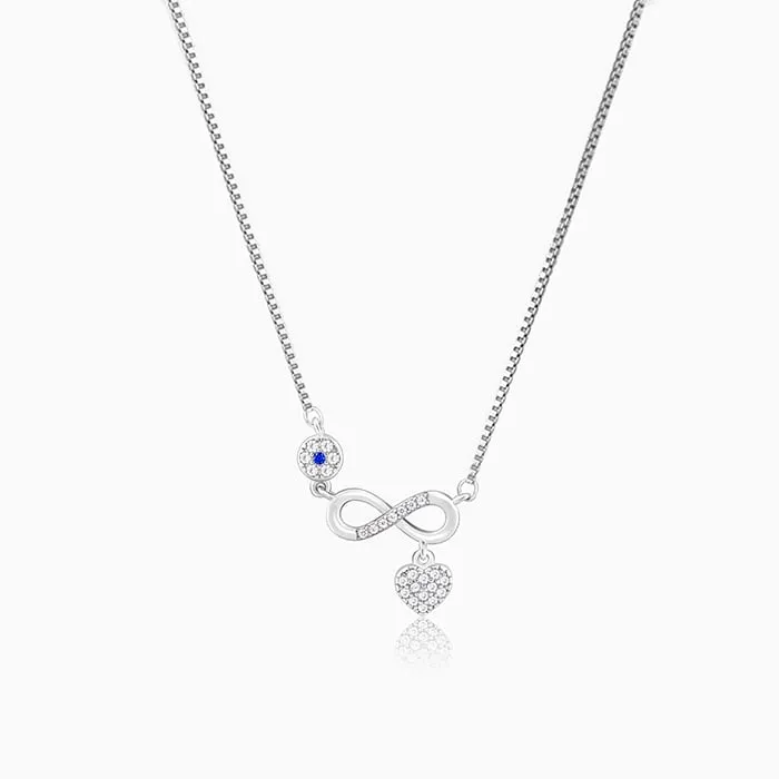 Silver Infinity Love Necklace Giva