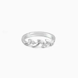 Silver Leaf Desire Ring Giva
