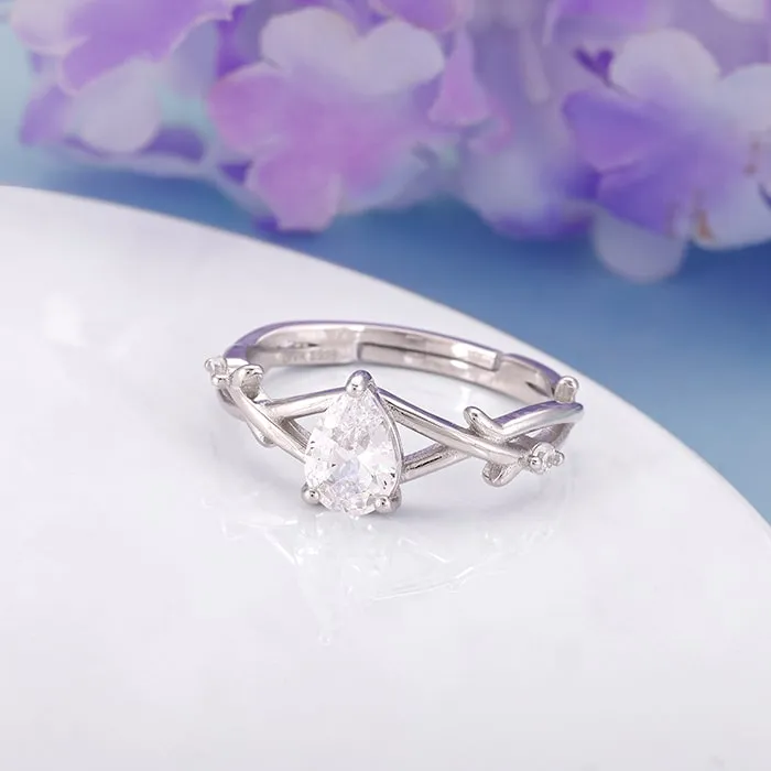 Silver Lost in Love Ring Giva