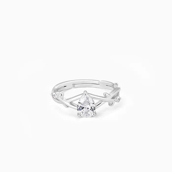 Silver Lost in Love Ring Giva