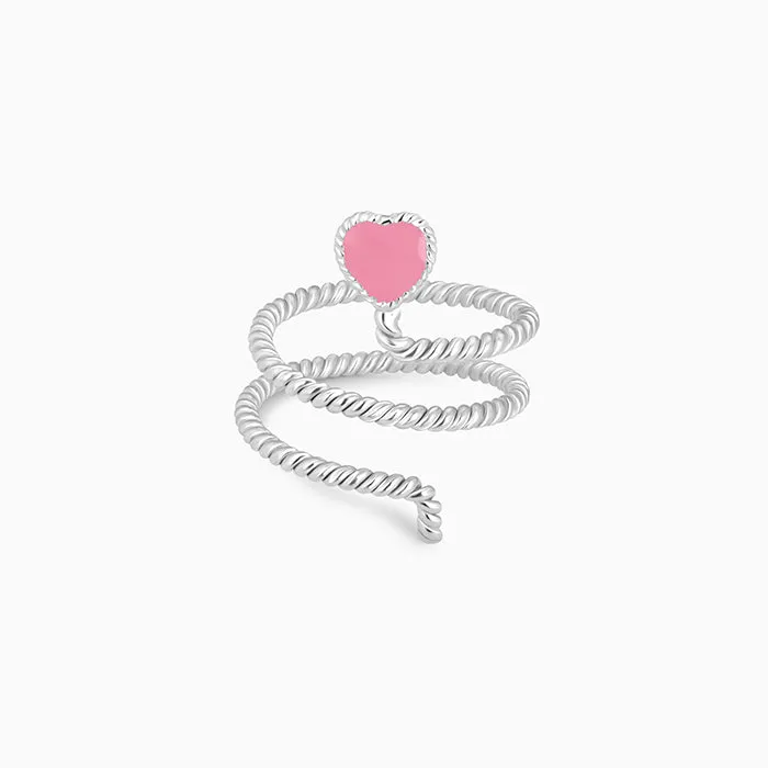 Silver Love is in the Air Ring Giva
