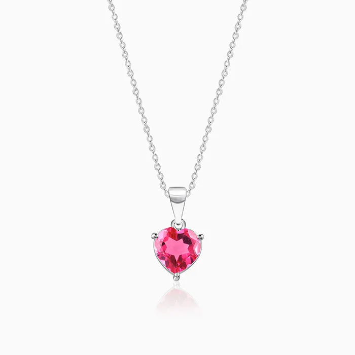 Silver Love Me Pendant With Link Chain Giva