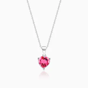 Silver Love Me Pendant With Link Chain Giva