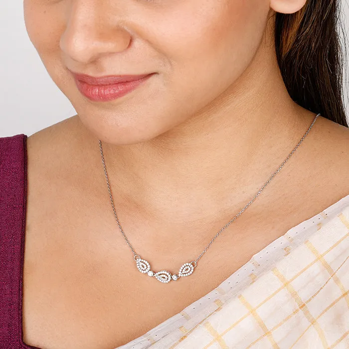 Silver Love of Pears Necklace Giva