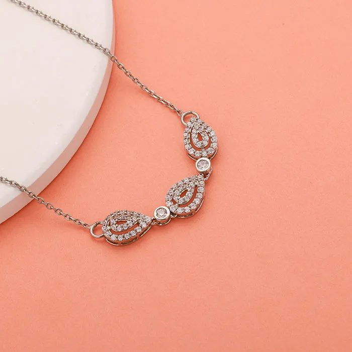 Silver Love of Pears Necklace Giva