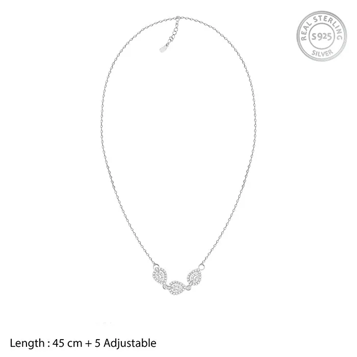 Silver Love of Pears Necklace Giva