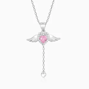 Silver Lovebird Pendant With Link Chain Giva
