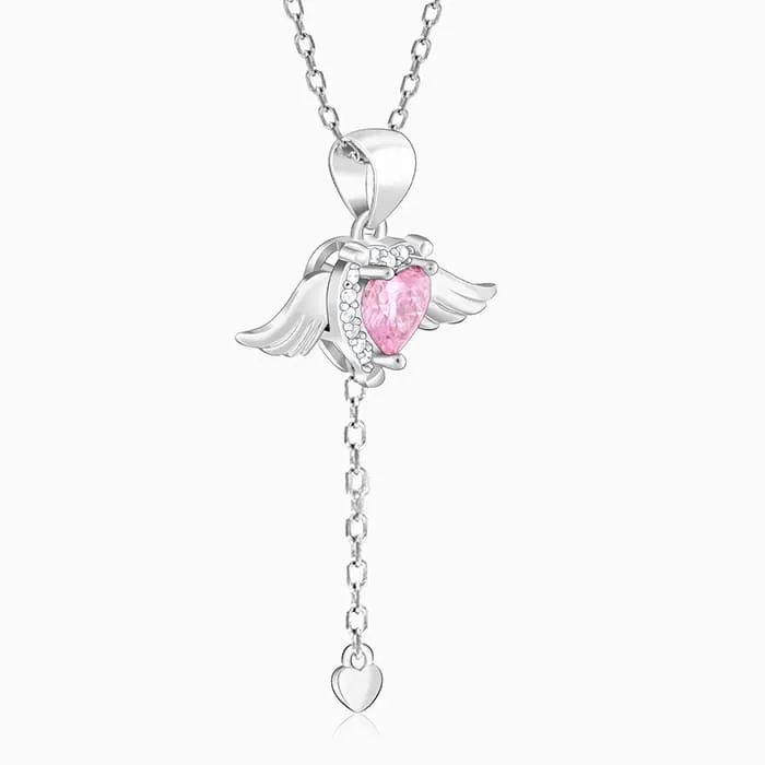 Silver Lovebird Pendant With Link Chain Giva