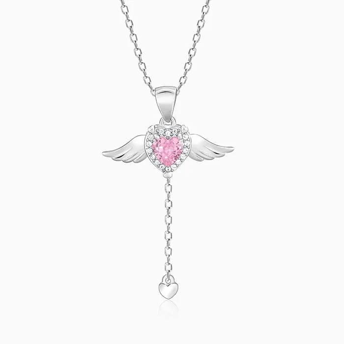 Silver Lovebird Pendant With Link Chain Giva