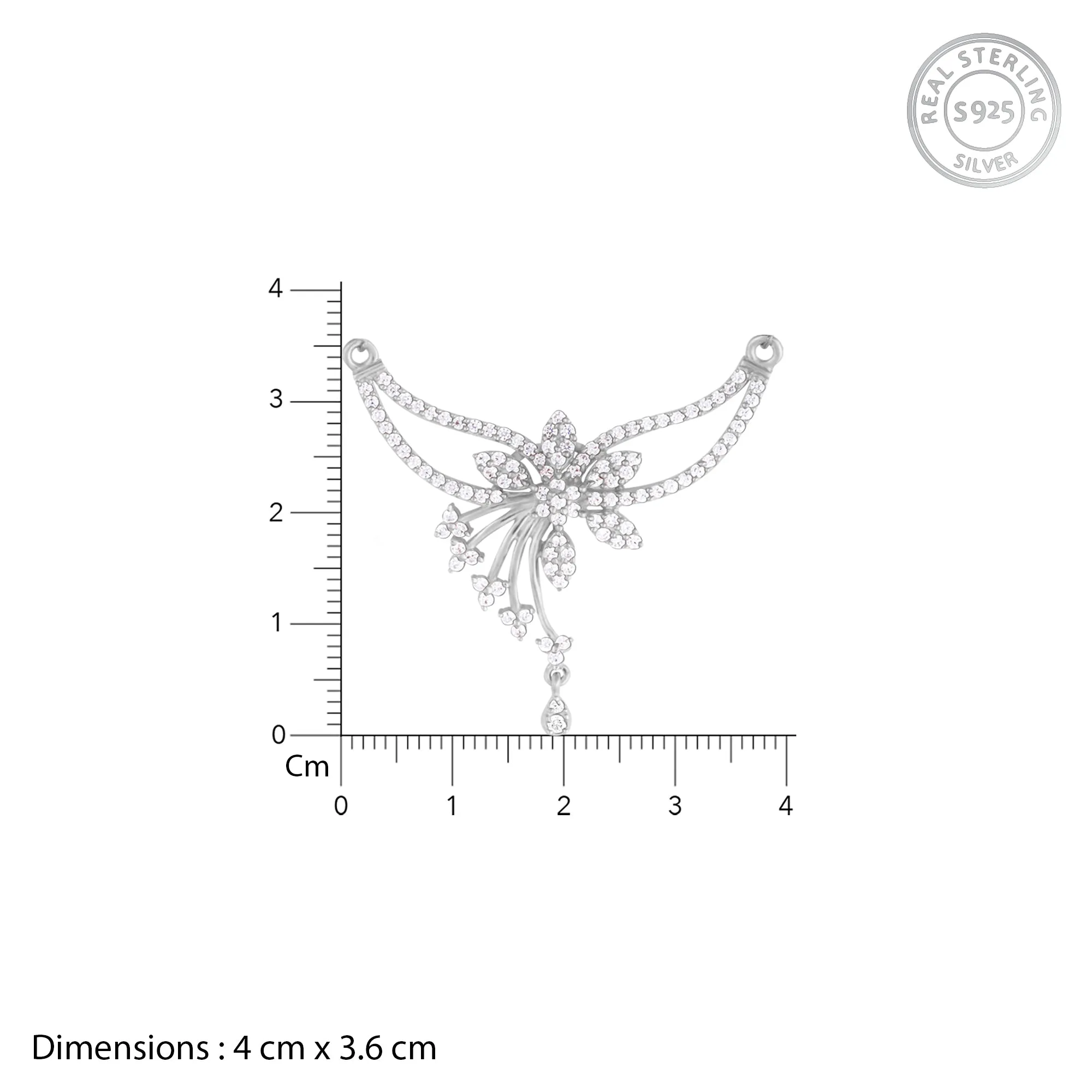 Silver Lovingly Yours Mangalsutra Giva