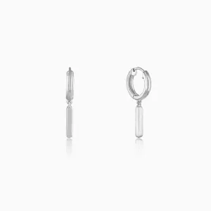 Silver Luminous Loop Earrings For Him/Her Giva