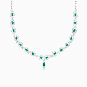 Silver Mango Leaf Necklace Giva
