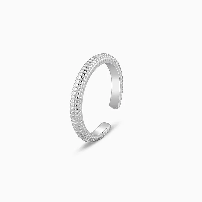 Silver Minimalistic Toe Rings Giva