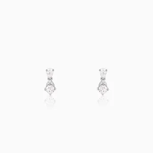 Silver Moonlit Charm Dangler Earrings Giva