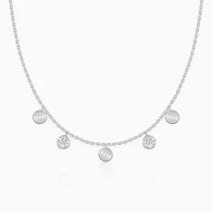 Silver Moonlit Charm Necklace Giva