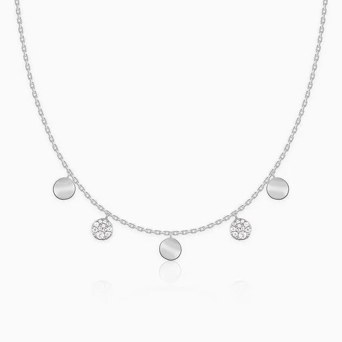 Silver Moonlit Charm Necklace Giva