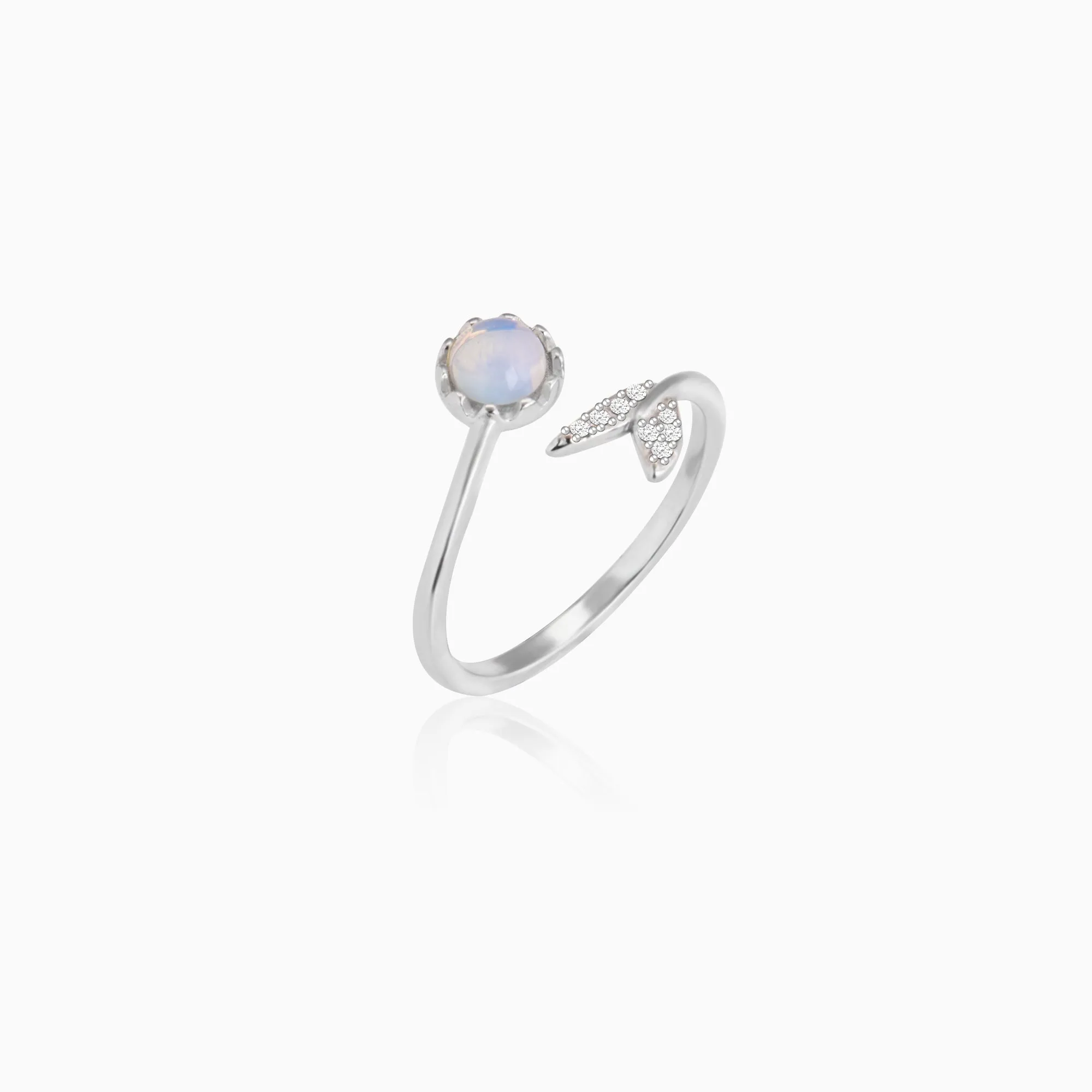 Silver Moonstone Visionary Ring Giva