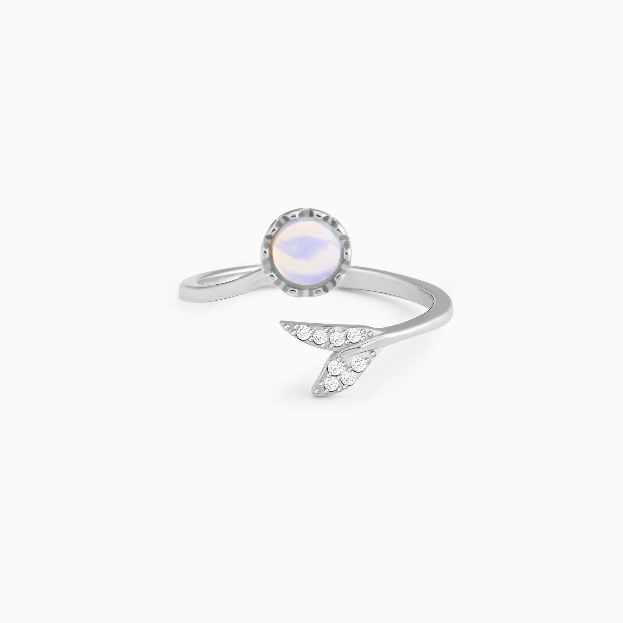 Silver Moonstone Visionary Ring Giva
