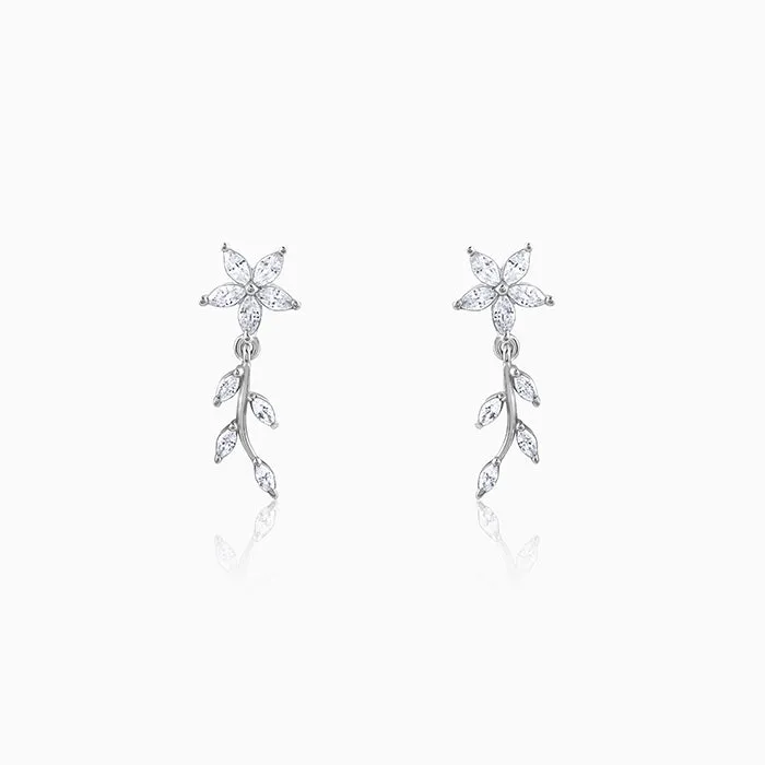 Silver Moonvine Magic Earrings Giva