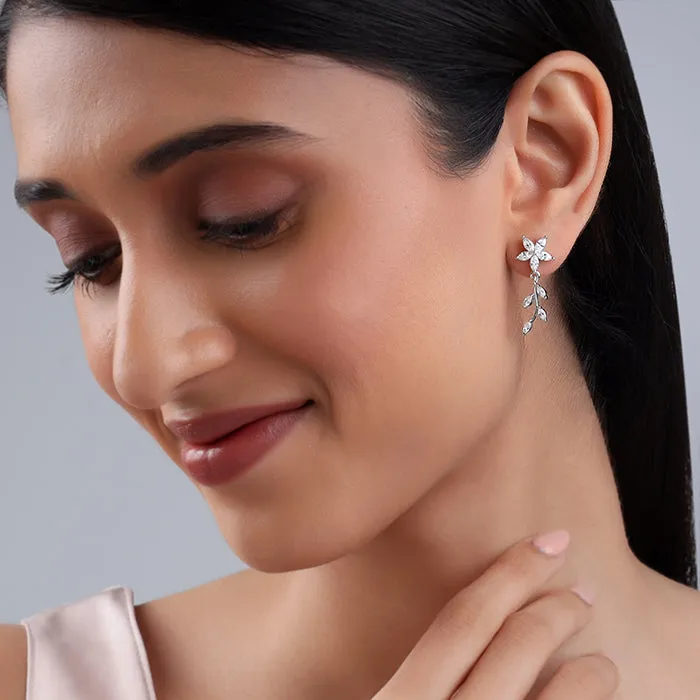 Silver Moonvine Magic Earrings Giva