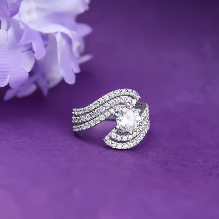 Silver Mystic Mirage Ring Giva