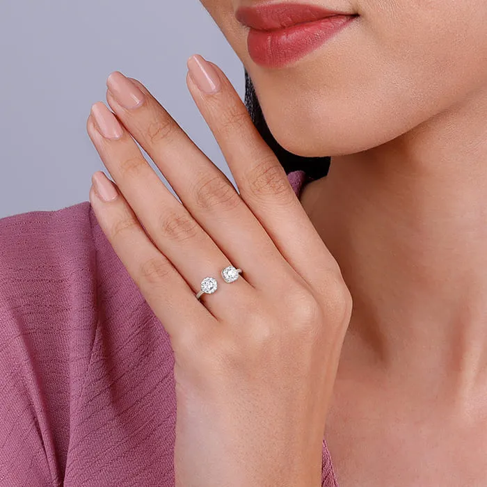 Silver Not-So-Round Ring Giva
