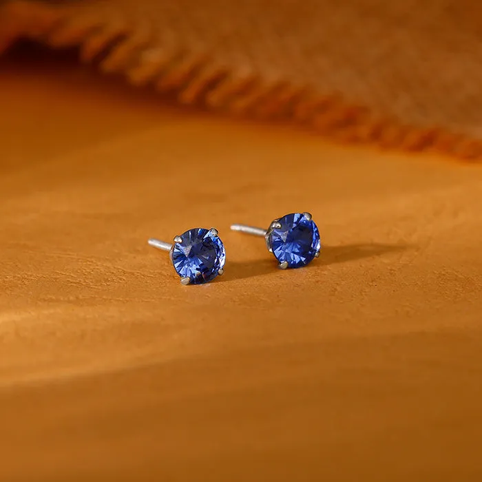Silver Oceanic Studs Giva