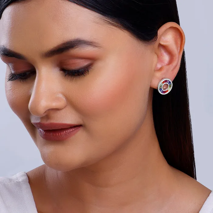 Silver Orb of Grace Earrings Giva