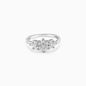 Silver Orchid Ring Giva