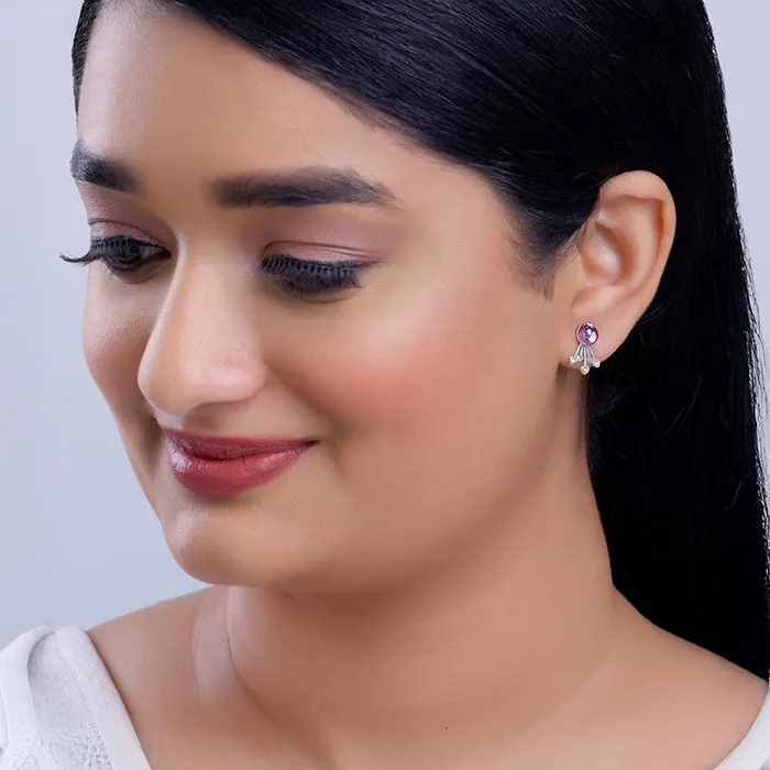 Silver Passion Heart Earrings Giva