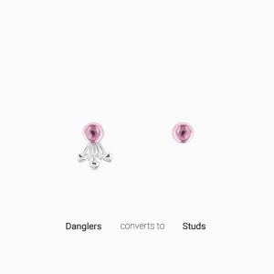 Silver Passion Heart Earrings Giva