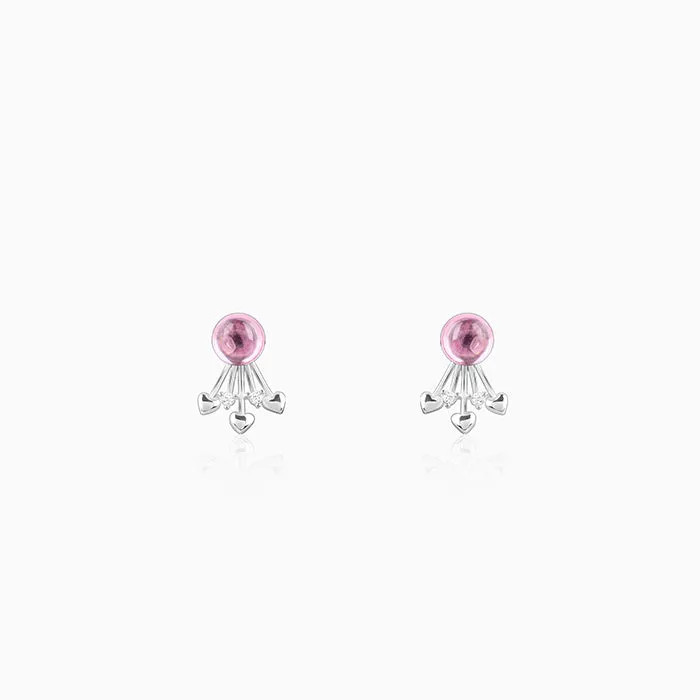 Silver Passion Heart Earrings Giva