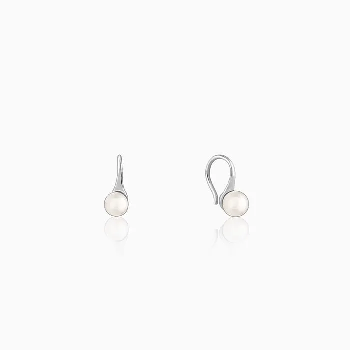 Silver Pearl Small Stud Earrings Giva