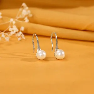 Silver Pearl Small Stud Earrings Giva