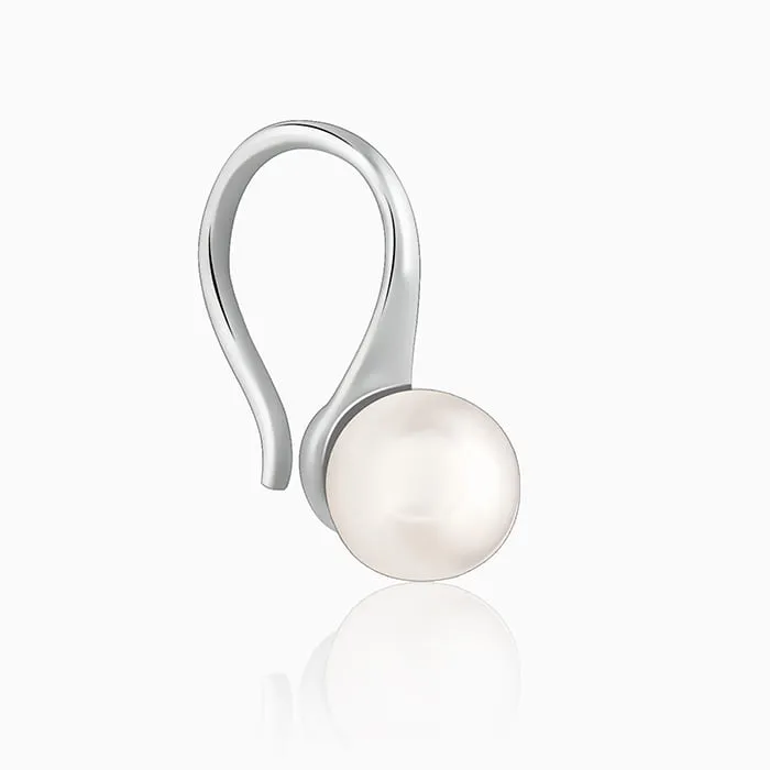 Silver Pearl Small Stud Earrings Giva