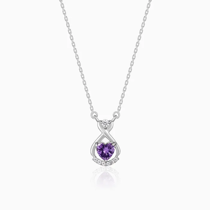 Silver Perennial Love Pendant With Link Chain Giva