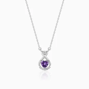 Silver Perennial Love Pendant With Link Chain Giva