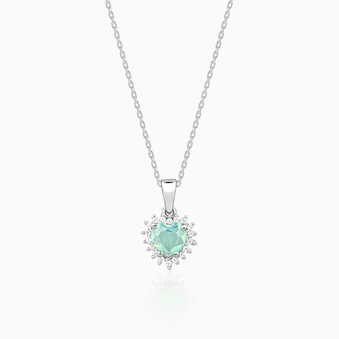 Silver Perfect Heart Pendant With Link Chain Giva