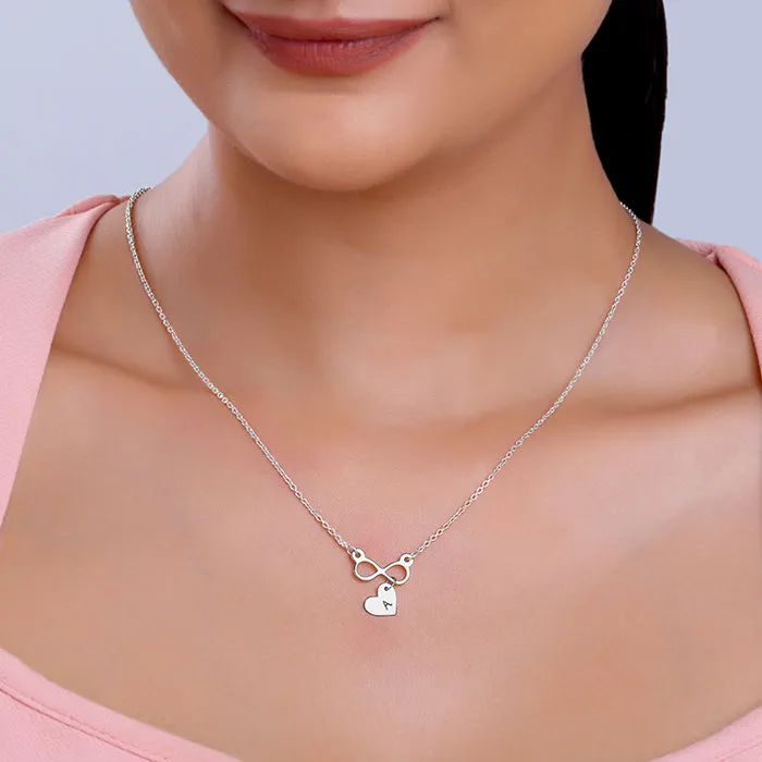 Silver Personalised Endless Echo Necklace Giva