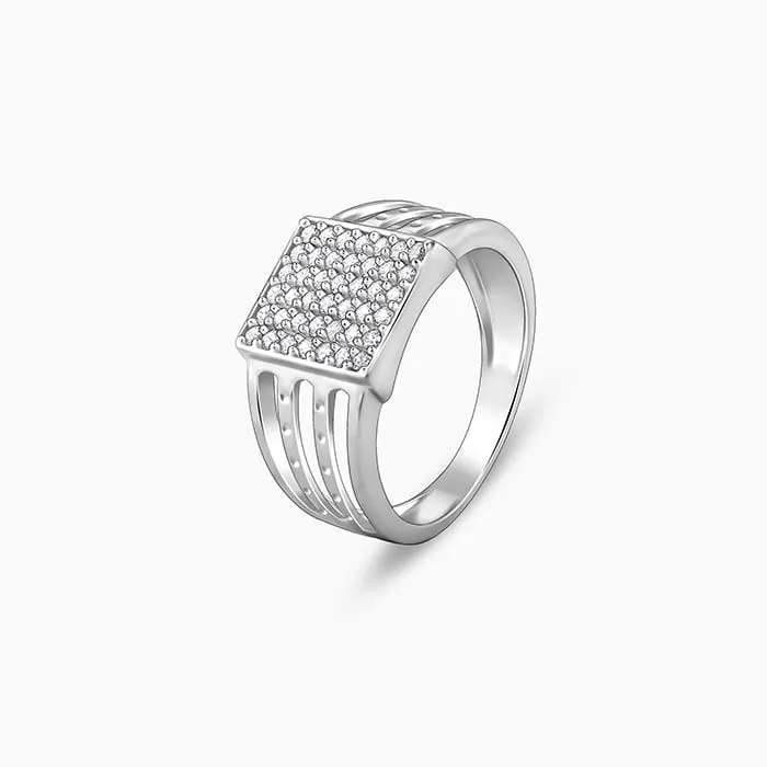 Silver Plethoric Ring For Him Giva