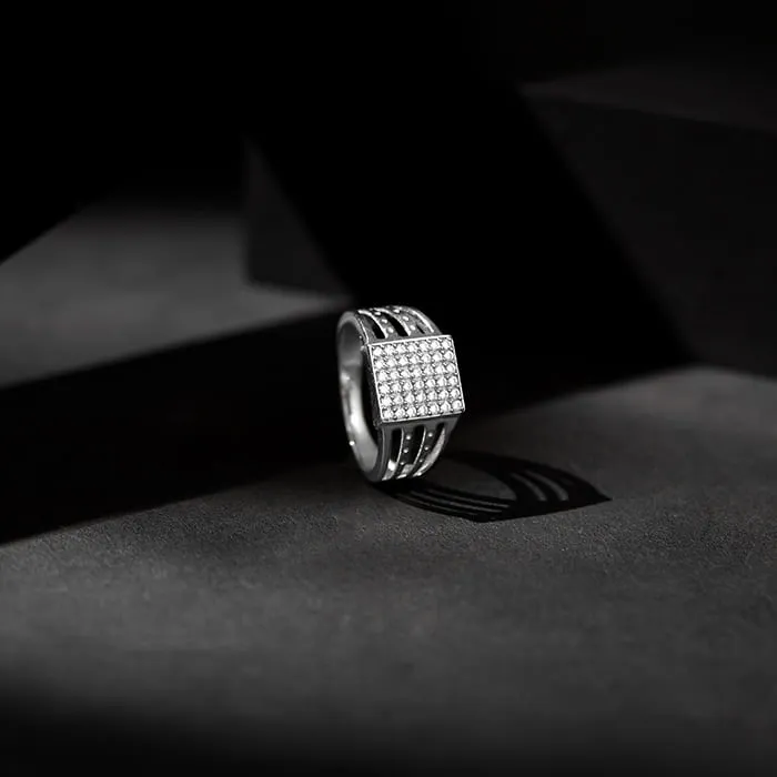 Silver Plethoric Ring For Him Giva