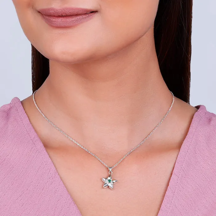 Silver Pratia Pendant With Link Chain Giva