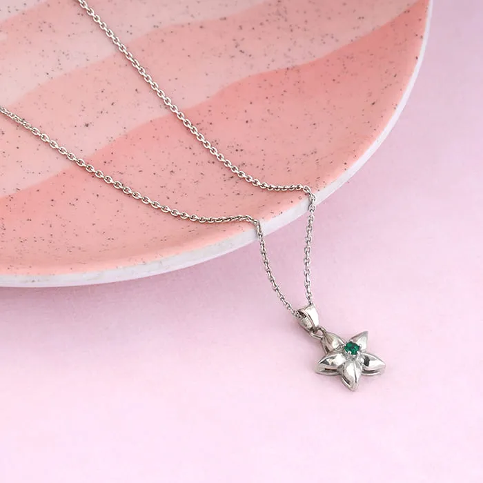 Silver Pratia Pendant With Link Chain Giva