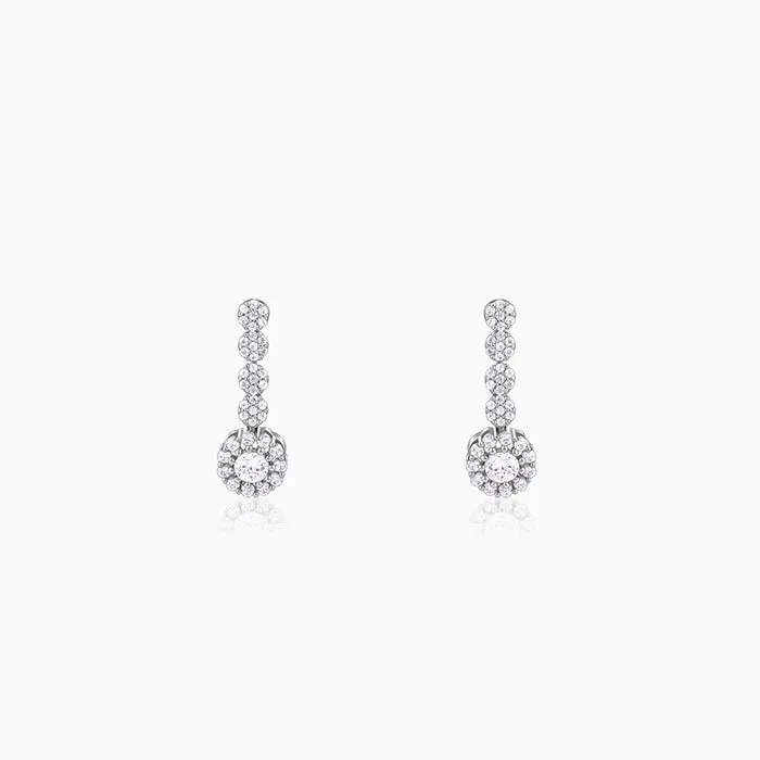 Silver Prima Donna Dangler Earrings Giva